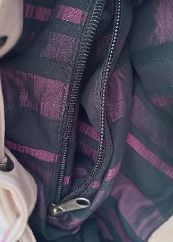 Bej Zincir Detaylı Kadın Deri Çanta - Görsel 5