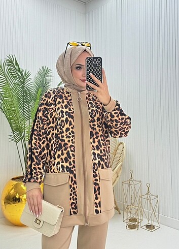 universal Beden altın Renk İKİLİ LEOPAR TAKIM
