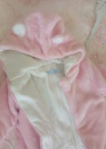 Pembe Kürklü Bebek Kız Tulumu - Görsel 8