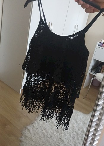 Siyah Dantelli Straplez Kız BÜSTİYER - Görsel 4