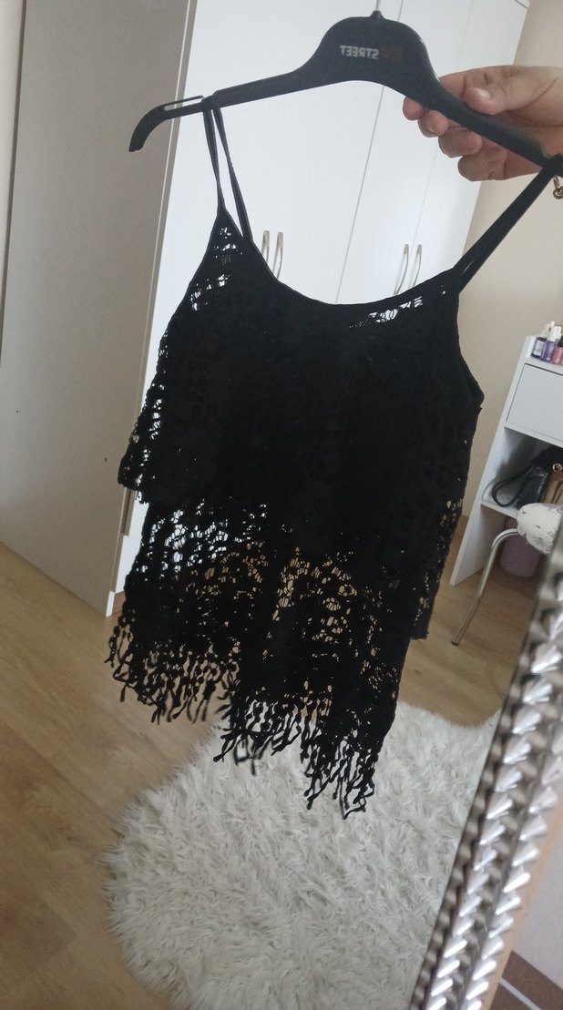 Siyah Dantelli Straplez Kız BÜSTİYER - Görsel 4