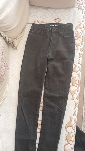 34 Beden siyah Renk LOVE ME MAKA PANTALON