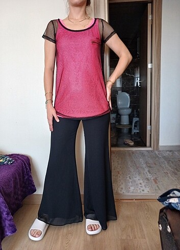 RENGIN MARKA TÜL PANTALON VE UST