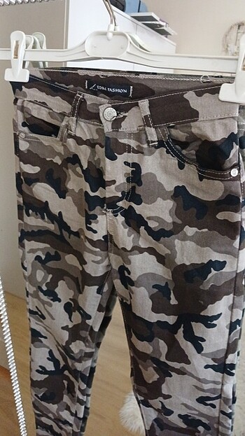 Diğer KAMUFLAJ LIKRALI PANTALON 