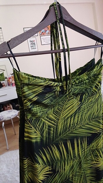 BOYUNDAN BAGLAMALI PENYE ELBISE - Görsel 2