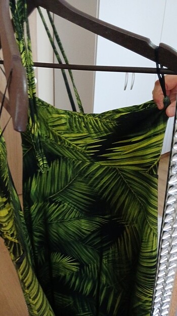 BOYUNDAN BAGLAMALI PENYE ELBISE - Görsel 3