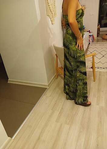 BOYUNDAN BAGLAMALI PENYE ELBISE - Görsel 10