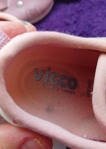 Kızlar İçin Pembe İlk Adım Ayakkabısı VICCO - Görsel 4