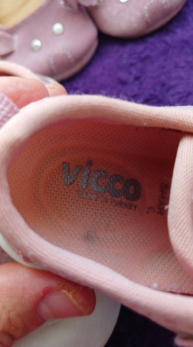 Kızlar İçin Pembe İlk Adım Ayakkabısı VICCO - Görsel 4