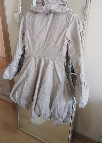 Düğmeli Vizon  ICON Marka kaban - Görsel 6