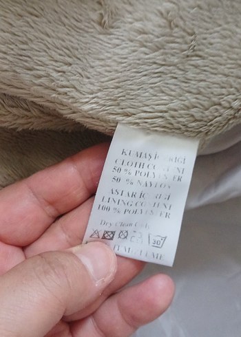 Düğmeli Vizon  ICON Marka kaban - Görsel 8