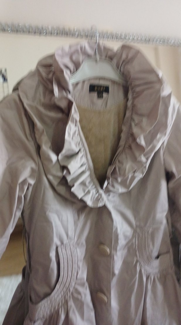 Düğmeli Vizon  ICON Marka kaban - Görsel 2