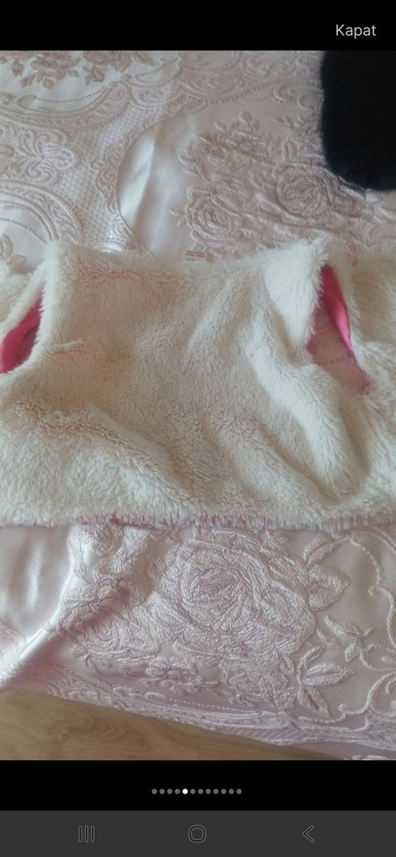 kız çocuklar için Kürklü şık yelekler - Görsel 5