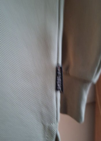 Gri Düğmeli Oversize Sweatshirt - Görsel 2