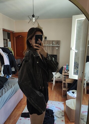 Zara ZARA DERİ CEKET 