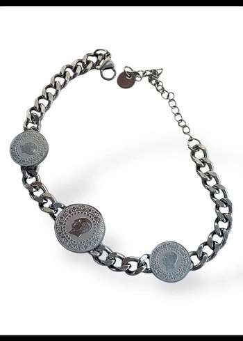 Çelik Zincir Detaylı Kadın Bileklik - Görsel 2