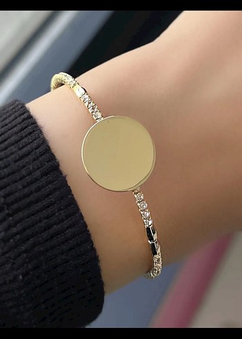 Çelik Minimalist Kadın Bileklik - Görsel 2