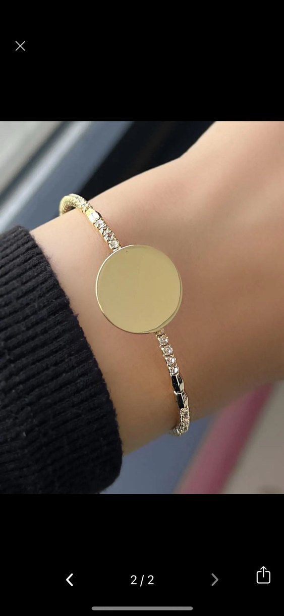 Çelik Minimalist Kadın Bileklik - Görsel 2