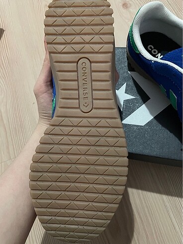 37 Beden Converse run star trainer mavi