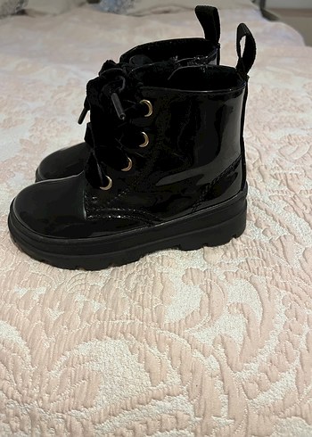 Hm Kız Çocuk Siyah Lastik Goth Botlar - Görsel 3