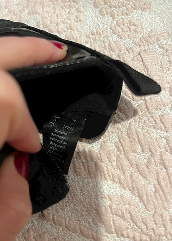 Hm Kız Çocuk Siyah Lastik Goth Botlar - Görsel 2