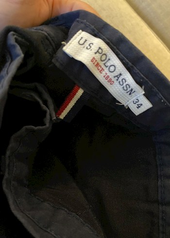 Erkek Lacivert Düğmeli Kot Pantolon - Görsel 3