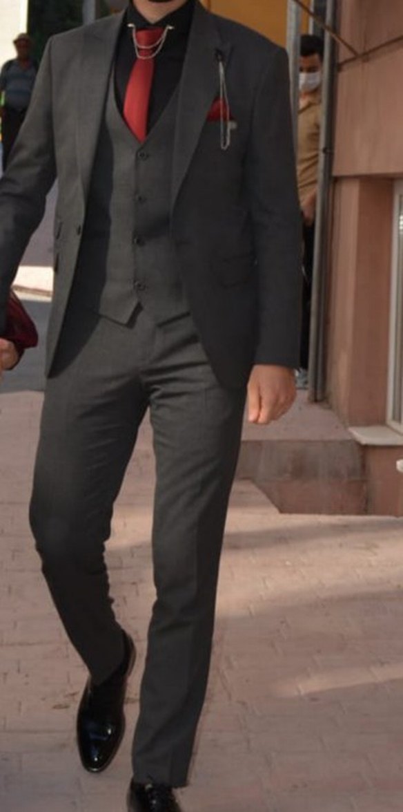 Erkek Takım Elbise - Görsel 4