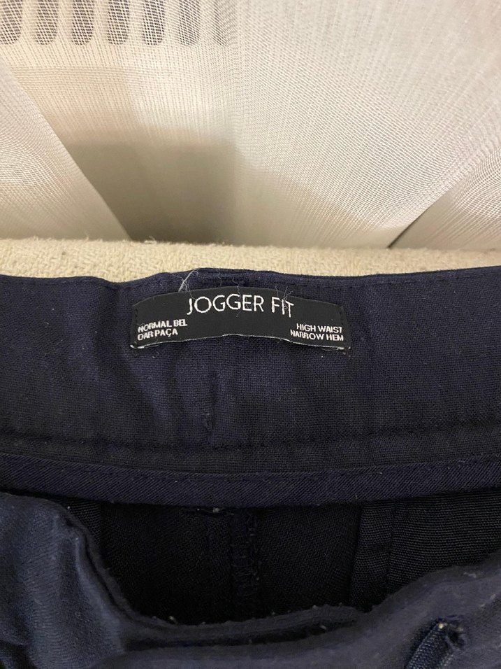 Erkek Lacivert Dar Kesim Günlük Pantolon - Görsel 2