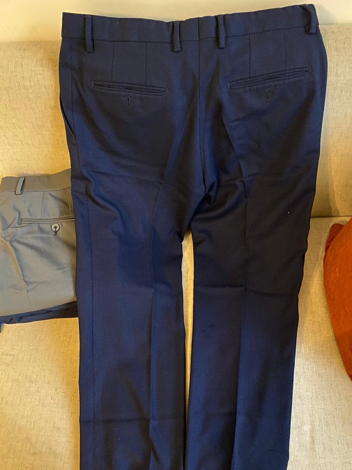 Erkek Lacivert Regular Fit pantalon - Görsel 2