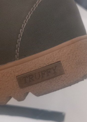 Haki renkte  Kürklü kafin Botu - Görsel 5