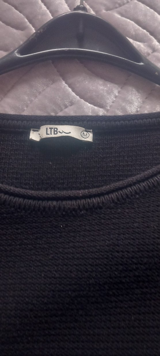 Siyah erkek Uzun Kollu Salaş Sweatshirt - Görsel 5