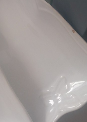 Beyaz Seramik Dikdörtgen Tabak Seti - Görsel 3