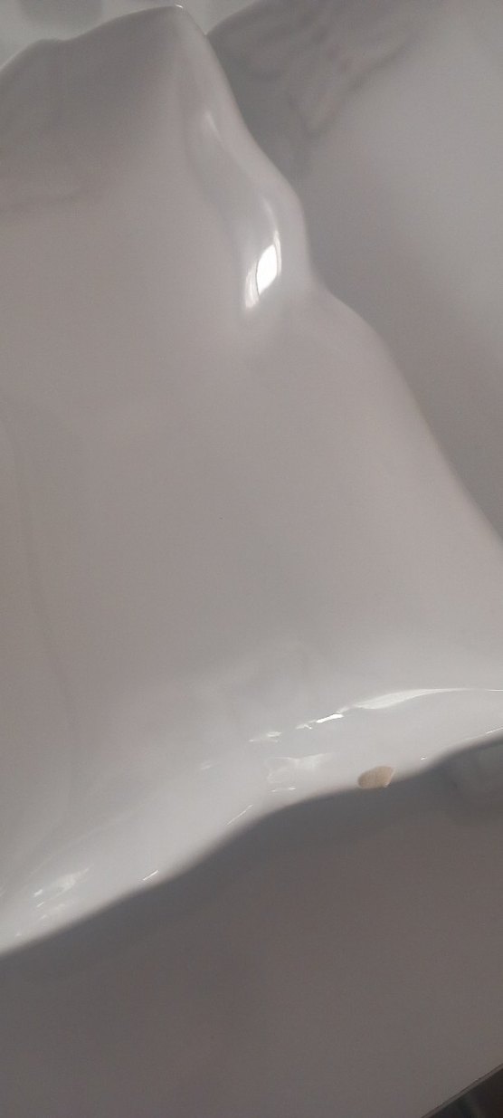 Beyaz Seramik Dikdörtgen Tabak Seti - Görsel 4