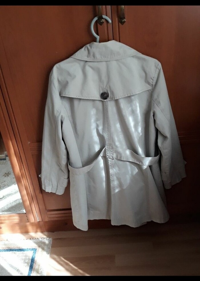 LCW  KETEN TRENC KOT - Görsel 2