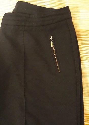 lacivert Kadın Midi Kumaş Pantolon - Görsel 5