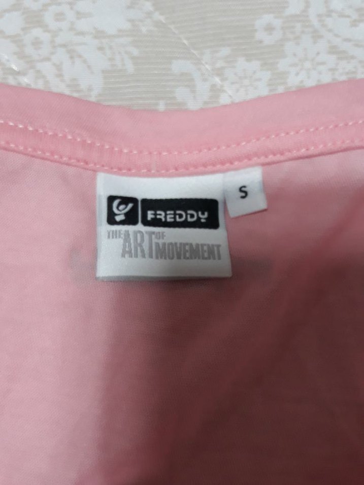 Kız Çocuk Pembe Kısa Kollu Dantel Detaylı Tişört - Görsel 4