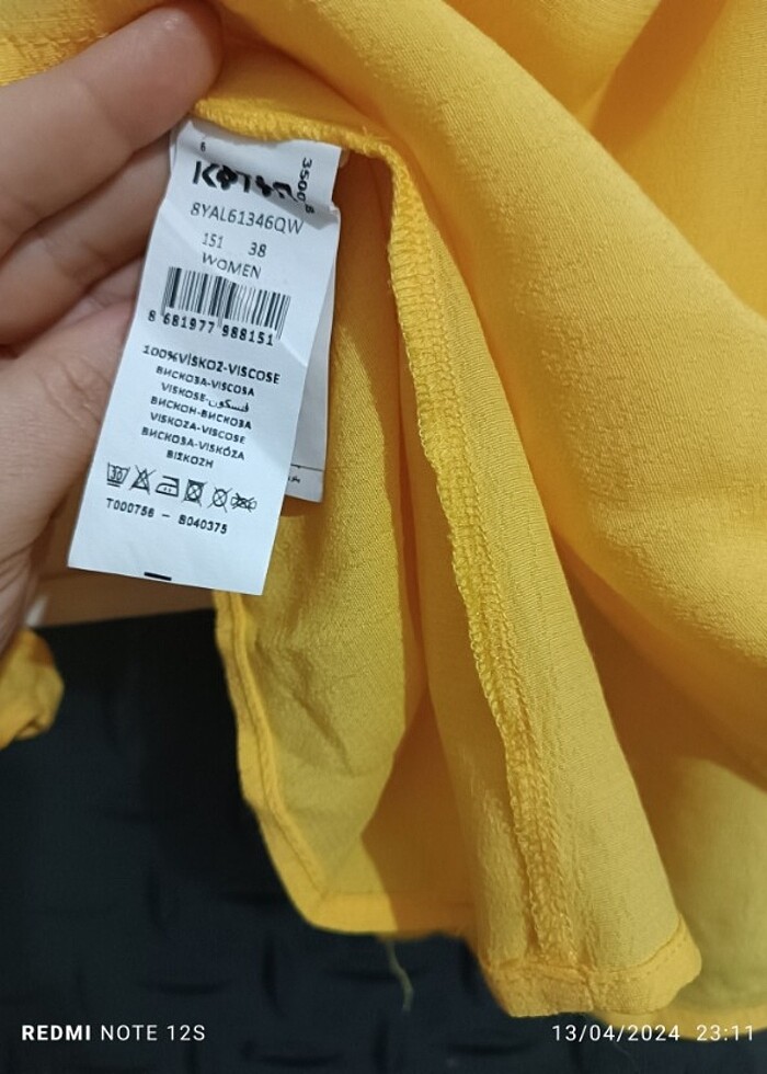 Koton omuz  dekolteli  gomlek - Görsel 2