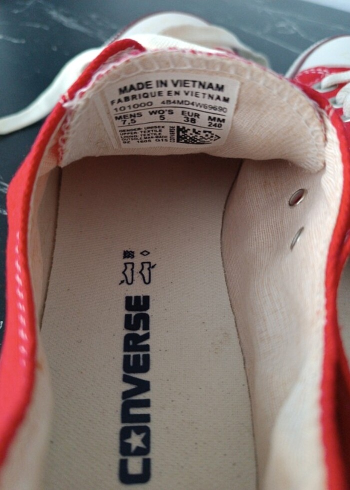 Converse ayakkabı 38 numara - Görsel 3