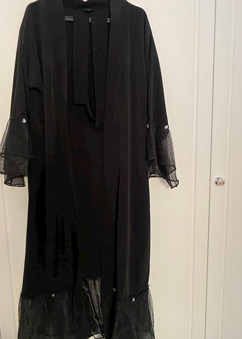 Siyah Uzun Kollu Abaya
