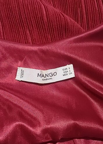 Mango Mango fitilli bordo elbise
