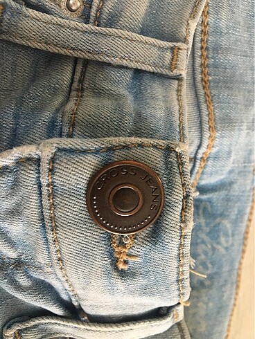 27 Beden mavi Renk Cross Jeans marka pantolon