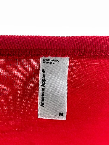 m Beden kırmızı Renk American Apparel T-shirt %70 İndirimli.