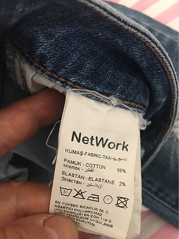 27 Beden mavi Renk Kot pantolon