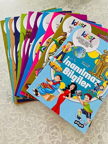 Kids! cool facts serisi, Pogo yayınları , 11 kitap