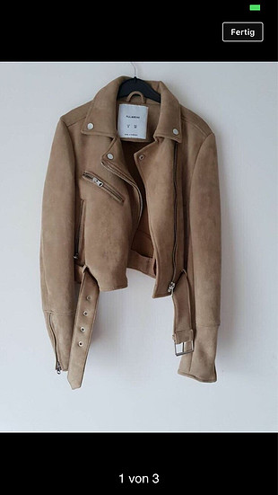 s Beden Pull bear süet ceket