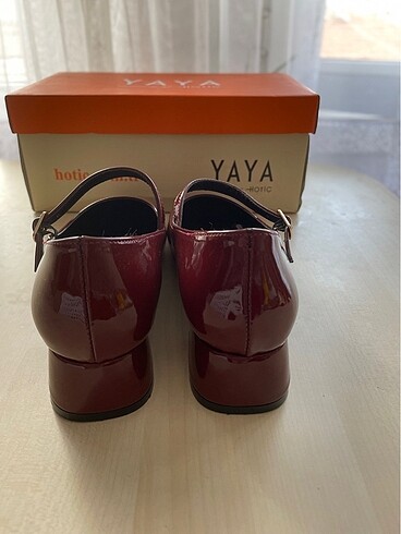 37 Beden Bordo Mary Jane ayakkabı