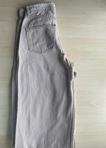 Diğer Bol paça bej jean