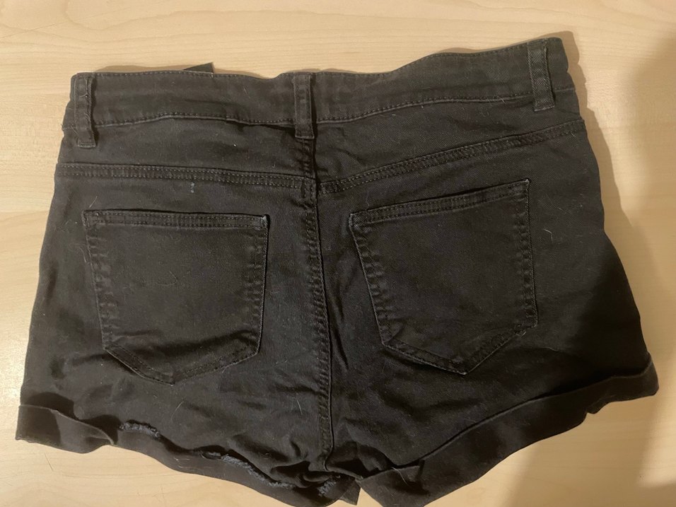 Siyah Kadın mini şort - Görsel 2