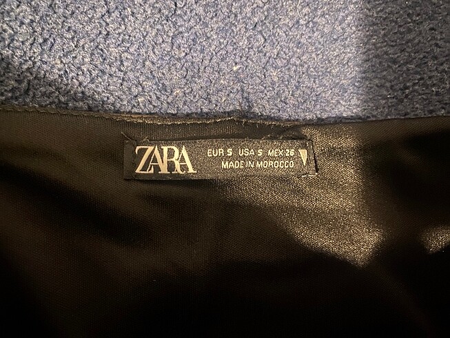 s Beden Zara Koyu Kahve Crop