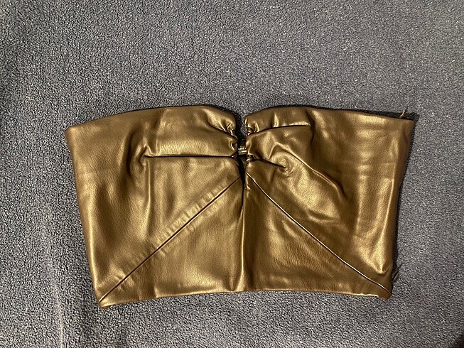 Zara Koyu Kahve Crop